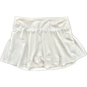 Adidas Heat.rdy Womens Elastic Waist White Tennis Golf Skirt Skort Size M